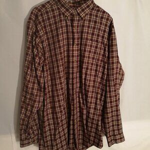 2/$30.00 Mix & Match - L.L. Bean Men's Plaid Casual / Dress Shirt